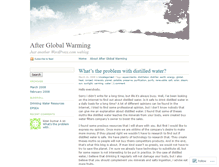 Tablet Screenshot of afterwarming.wordpress.com