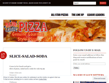 Tablet Screenshot of majorleaguepizza.wordpress.com