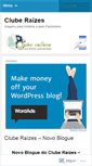 Mobile Screenshot of clube11raizes.wordpress.com