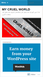Mobile Screenshot of cruelworld.wordpress.com