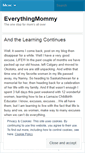 Mobile Screenshot of everythingmommy.wordpress.com