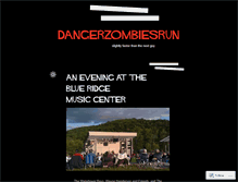 Tablet Screenshot of dangerzombiesrun.wordpress.com