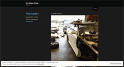 Desktop Screenshot of itsmanpink.wordpress.com