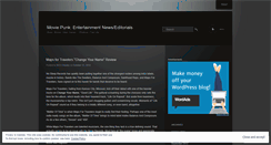 Desktop Screenshot of moviepunk.wordpress.com