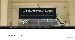 Desktop Screenshot of handcraftedveganbakery.wordpress.com