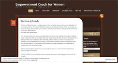 Desktop Screenshot of empowermentcoachwomen.wordpress.com