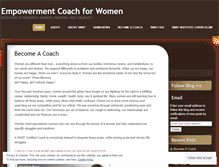 Tablet Screenshot of empowermentcoachwomen.wordpress.com