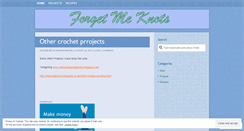 Desktop Screenshot of forgetmeknots2.wordpress.com