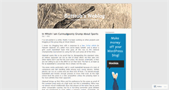 Desktop Screenshot of butttub.wordpress.com