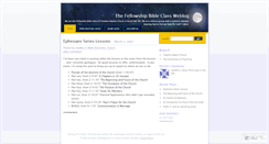 Desktop Screenshot of fellowshipclass.wordpress.com