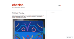 Desktop Screenshot of chezlah.wordpress.com