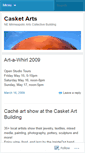 Mobile Screenshot of casketarts.wordpress.com