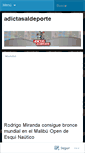 Mobile Screenshot of adictasaldeporte.wordpress.com