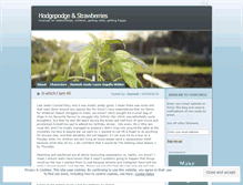 Tablet Screenshot of hodgepodgeandstrawberries.wordpress.com