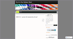 Desktop Screenshot of debianway.wordpress.com