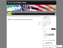 Tablet Screenshot of debianway.wordpress.com