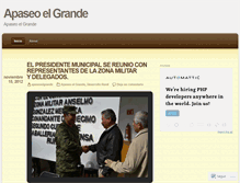 Tablet Screenshot of apaseoelgrande.wordpress.com