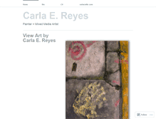 Tablet Screenshot of carlaereyes.wordpress.com