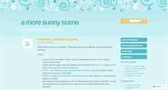 Desktop Screenshot of amoresunnyscene.wordpress.com
