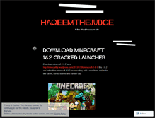 Tablet Screenshot of haqeemthejudge.wordpress.com