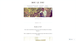 Desktop Screenshot of boulefou.wordpress.com