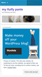 Mobile Screenshot of myfluffypants.wordpress.com