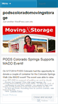 Mobile Screenshot of podscoloradomovingstorage.wordpress.com