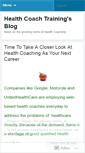 Mobile Screenshot of healthcoachtrng.wordpress.com