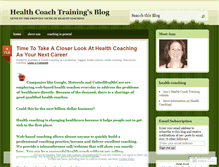 Tablet Screenshot of healthcoachtrng.wordpress.com