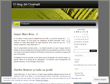 Tablet Screenshot of elblogdelozamax.wordpress.com