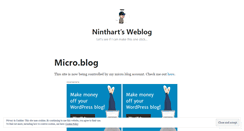Desktop Screenshot of ninthart.wordpress.com