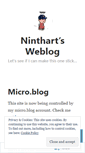 Mobile Screenshot of ninthart.wordpress.com