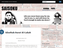 Tablet Screenshot of adisujai.wordpress.com