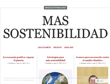 Tablet Screenshot of massostenibilidad.wordpress.com