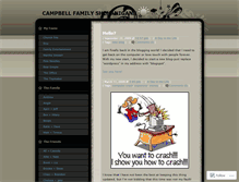 Tablet Screenshot of campbellylaughs.wordpress.com