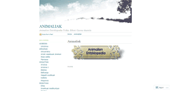 Desktop Screenshot of animaliak.wordpress.com