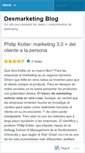 Mobile Screenshot of desmarketing.wordpress.com