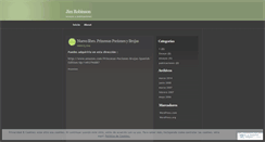 Desktop Screenshot of jimrobinson.wordpress.com