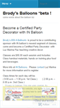 Mobile Screenshot of brodys8004balloons.wordpress.com