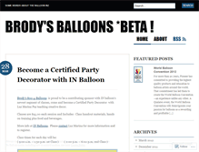 Tablet Screenshot of brodys8004balloons.wordpress.com