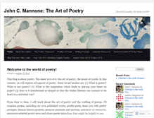 Tablet Screenshot of jcmannone.wordpress.com