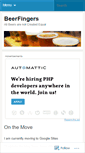 Mobile Screenshot of beerfingers.wordpress.com