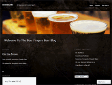 Tablet Screenshot of beerfingers.wordpress.com