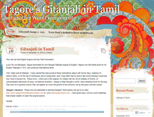 Tablet Screenshot of gitanjaliintamil.wordpress.com