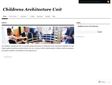 Tablet Screenshot of childrensarchitectureunit.wordpress.com