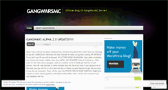 Desktop Screenshot of gangwarsmc.wordpress.com