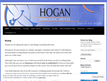 Tablet Screenshot of hoganconsulting.wordpress.com