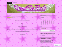 Tablet Screenshot of coeurdeperles.wordpress.com