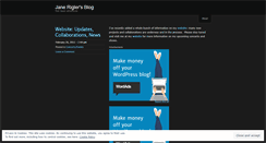 Desktop Screenshot of janerigler.wordpress.com