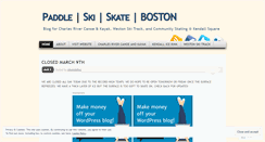 Desktop Screenshot of paddleboston.wordpress.com